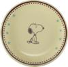 PEANUTS Snoopy Small Set of Side Bread Microwave and Dishwasher Safe Made in Mino Yamaka Plates, 4, Plates, Plates, 15.5cm Diameter, (Vintage Series),