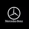 2PCS LED Car For Mercedes Benz Door Welcome Lamps Logo Emblem Ghost Shadow Light Auto Accessories CLA CLS C218 W218 A207 C207 C1
