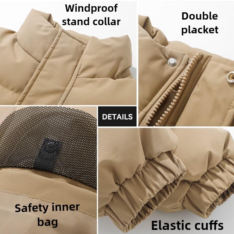 Winterjacken Leicht Warm Entendaunen Gefüllt Verdickt Kältefest Warm Winddicht Wasserdicht Outdoor Sport Baumwollmäntel Plus Samtjacken