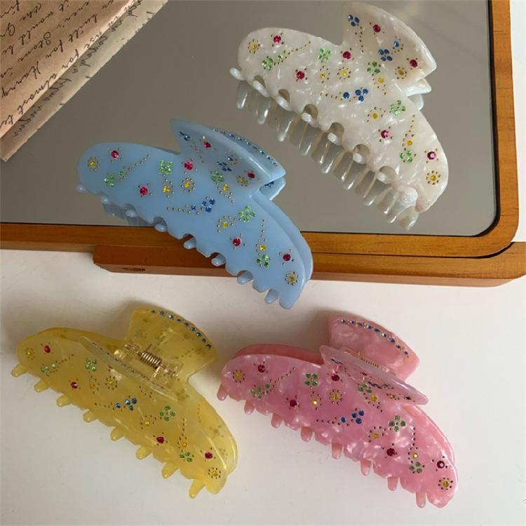Banana Barrettes Claw Clip Rhinestones Hair Claws Women Hair Styling Accessories
