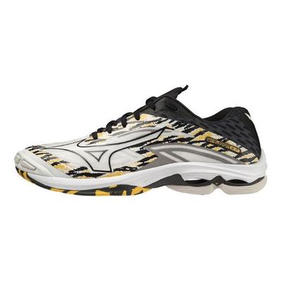 Wave Lightning Z7 Síťované Tlumící Protiskluzové Odolné Prodyšné Nízké Tréninkové Boty Unisex Tenisky Bílá Černá Žlutá V1GA220008