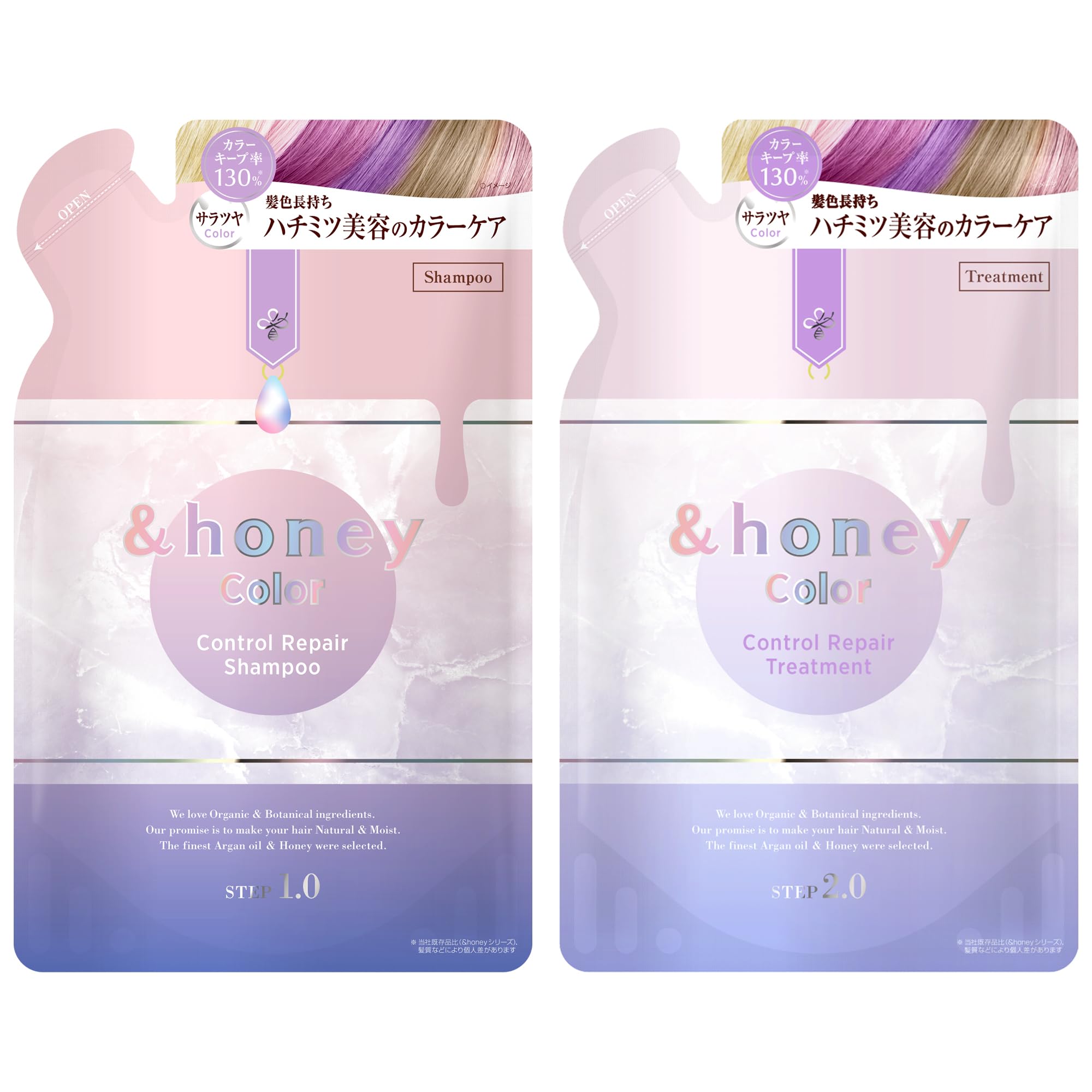 

&honey Color Control Repair Shampoo Treatment Refill Pair Set