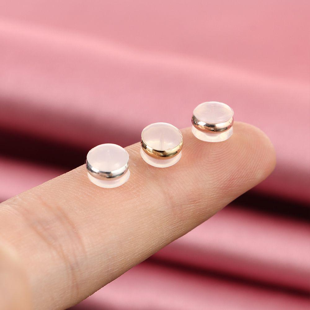 10Pcs Accessories Replacements Earring Silicone Ear Plugs Studs Studs Rubber Ear Back