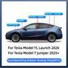 Для запуска Новой Tesla Model YL / Y Juniper 2026-2025 Комплект дверных уплотнителей Звукоизоляционная резина Уплотнитель от непогоды Комплект для снижения шума ветра