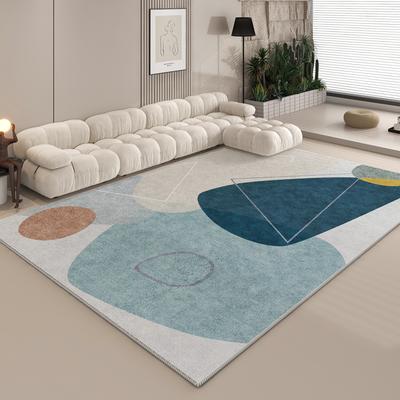 Kunst Design Plüschteppich Minimalismus Wohnzimmer Dekoration Abstrakter Teppich Moderne Teppiche für Schlafzimmer Große Fläche Flauschige Weiche Bodenmatte