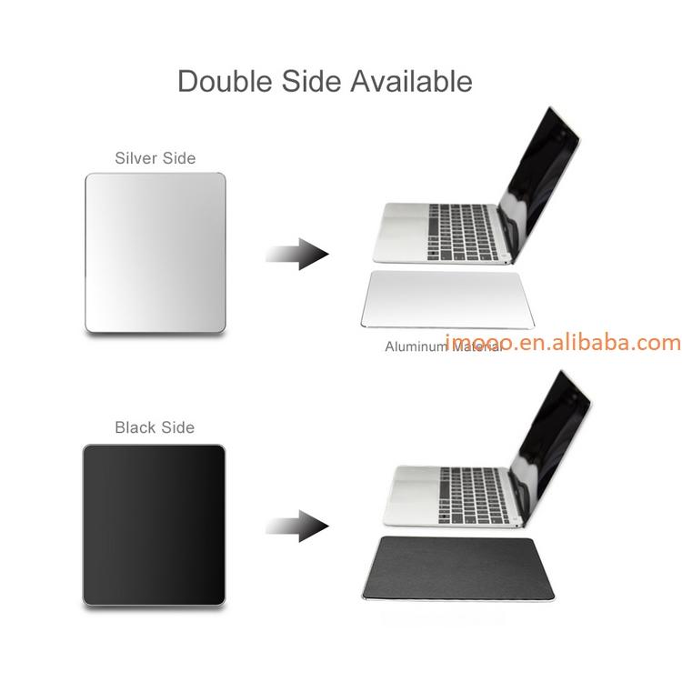 Factory Price Mouse Pad 30x24cm Aluminum Alloy Anti-slip Mousepad Gaming Mice Mat Factory Price Metal Travel Gaming Pads