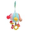 Baby Sensory Toy Grab Ball Rattle Geometric Pattern Cloth Ball Cartoon Hanging Toy for Baby Bed and 