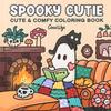 Educational Watercolor Painting Book Relax Filling Color Book Spooky Cute Coloring Book  Kids Gift