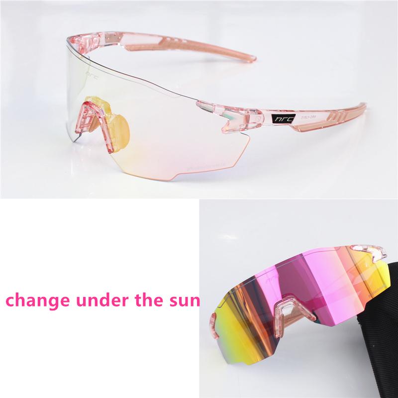 NRC Men Cycling Sunglasses UV400 TR90 Sports Bicycle Glasses MTB Mountain Bike Fishing Hiking Riding Eyewear for Women Sport 7