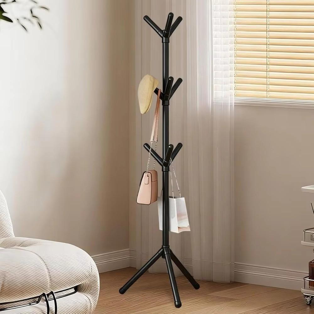 Household Coat Hanger Freestanding Coat Hanger Stand Simple Clothes Rack For Hall & Living Room
