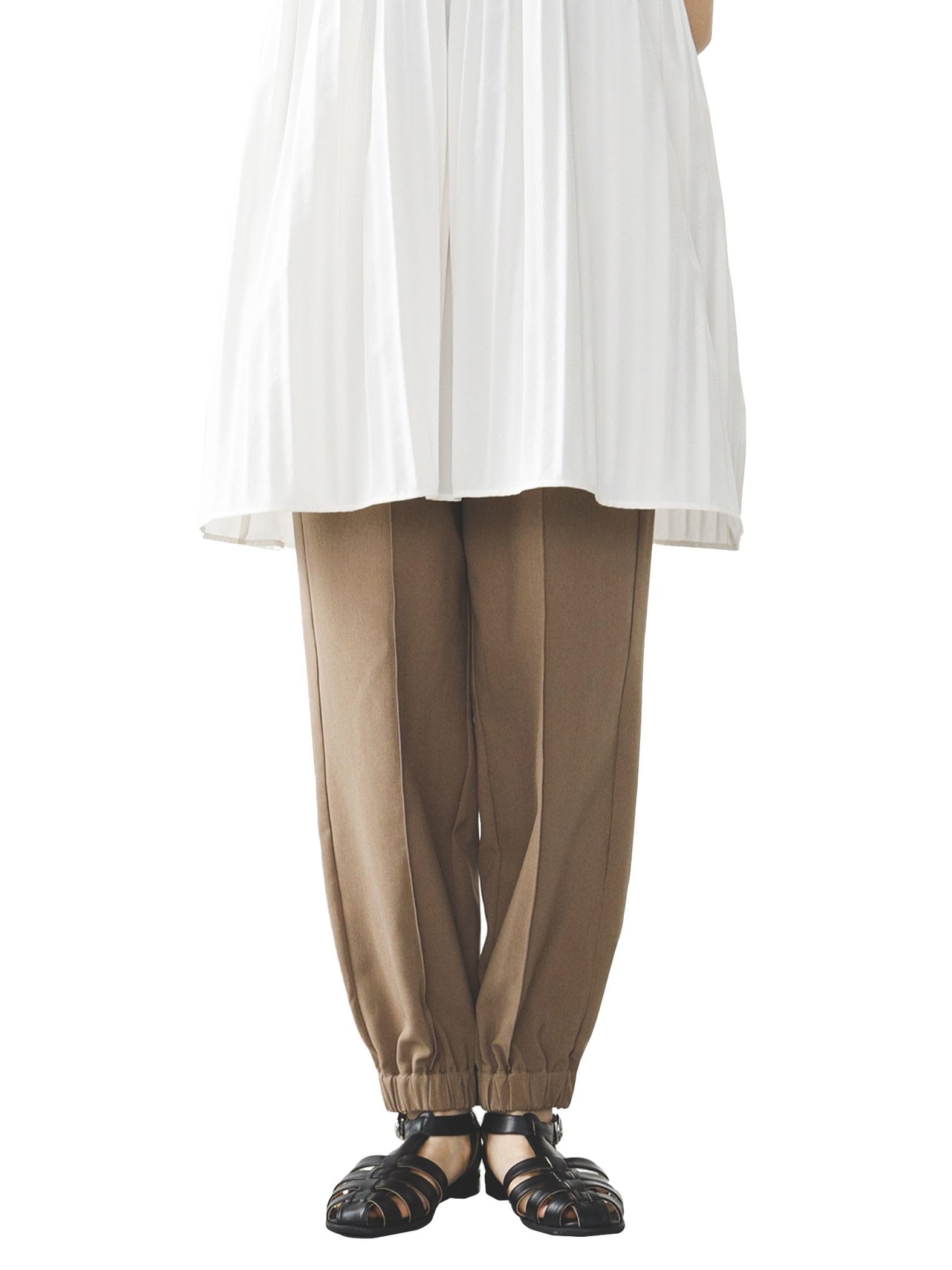 

Linen Style Jog MOCHA FREE [Beams Heart] Pants, Pants, Women s