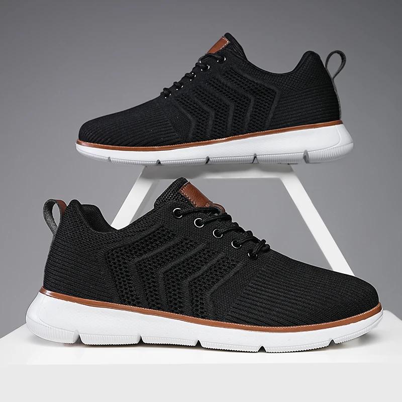 Men's Casual Shoes Breathable Lightweight Mesh Soft Sole Outdoor Anti Slip Travel Shoe Summer Walking Sneakers for Men Footwear