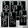 Cartoon Stickman Matchman Phone Case Cover for Xiaomi Redmi Note 10 11 12 13 14 Pro Plus 14S 13 12S 11S 11T 11E 10S Soft Coque R