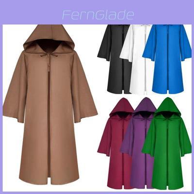 Stylish Star Wars Jedi Warrior Hooded Cloak Cape Robe Costume For Kids And Adults