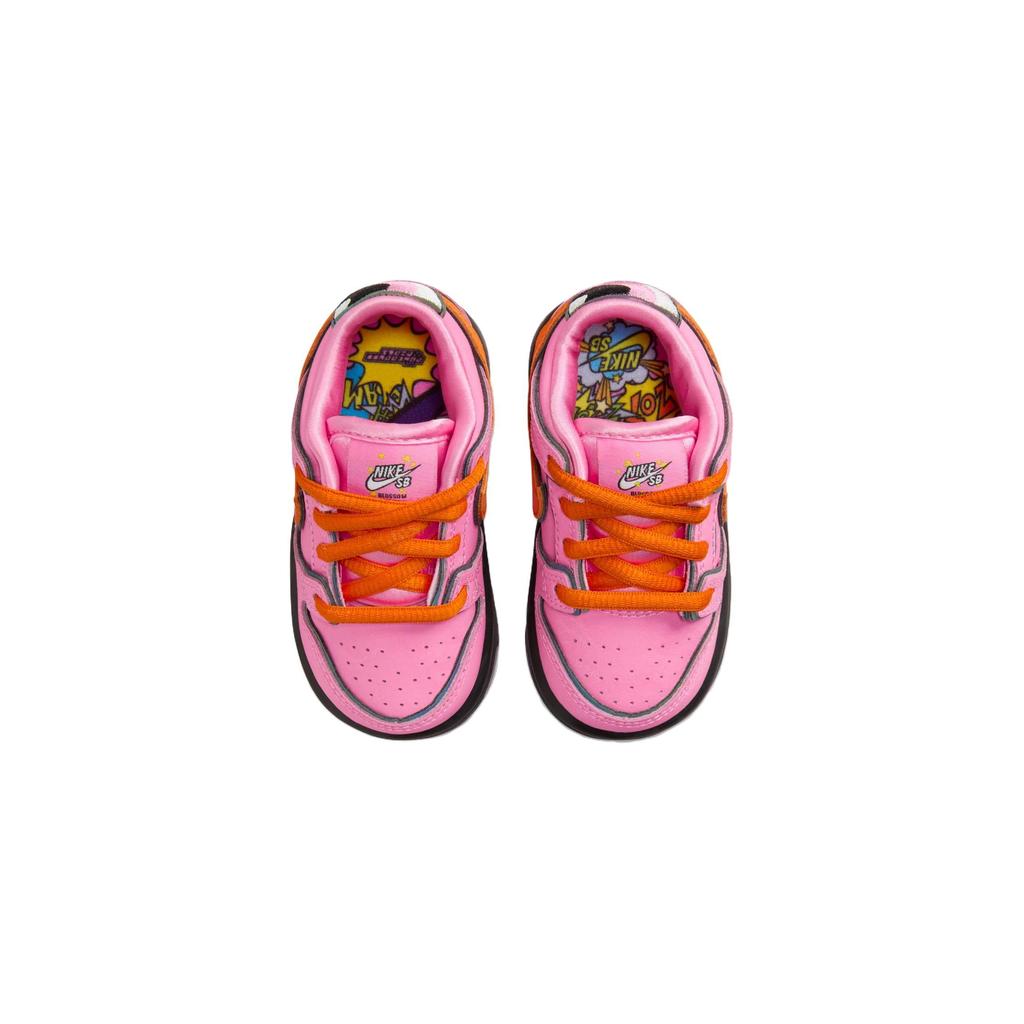 The Powerpuff Girls x Nike Dunk Low Pro SB QS TD Blossom Baby Sneakers Pink Lotus-Pink Digital-Pink FZ3352-600