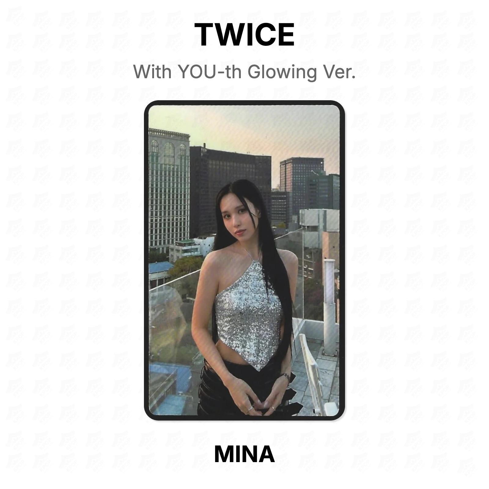 TWICE With YOU-th Glowing Ver. Official Photocard MINA