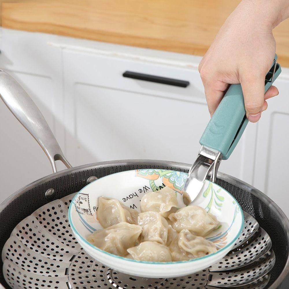 Bowl Gripper Dish Lifter Non-Slip Pan Gripper Kitchen Supplies Anti-scalding Clip  Oven Tray