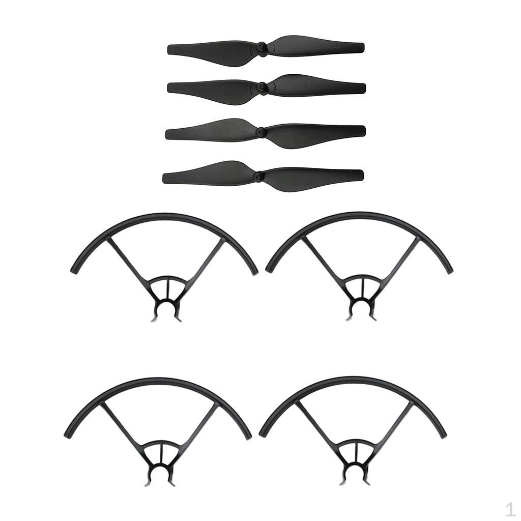 4 Peças Hélice Prop CW CCW & Capa Protetora para Quadcopter RC