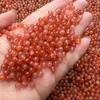 Cherry Red Natural NanHong Agate Round Beads for DIY Bracelet and Beading Accessories