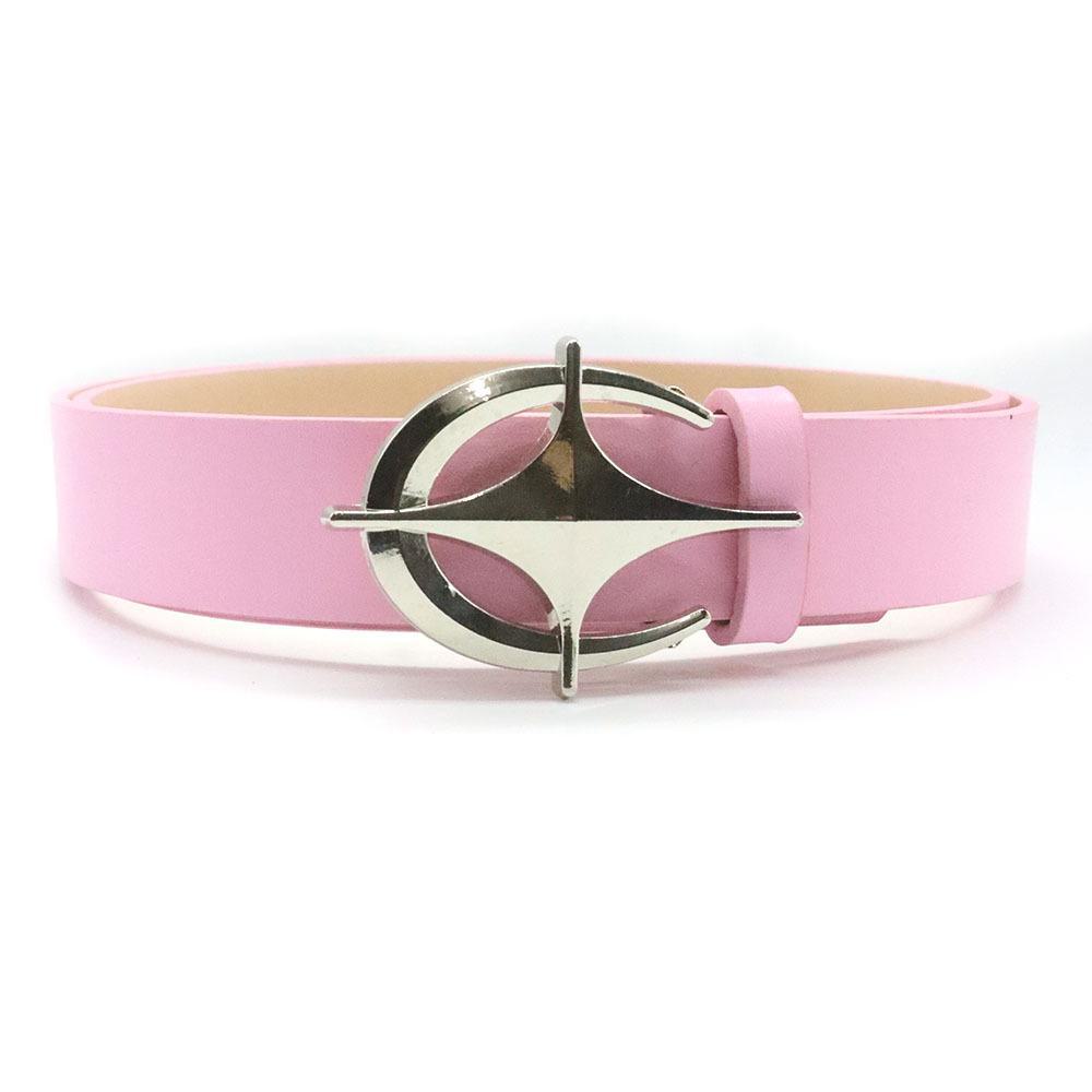 Fashion Crescent Star Buckle Belt for Women - Stylish All-Match Accessory