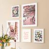 Easter Spring Pink Sakura Farmhouse Fresh Flower Romantic Posters Canvas Painting Wall Art Pictures For Living Room Home Decor
