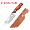 Hand Forged Pocket Knife Meat Vegetable Fruit Kitchen Knives Wood Handle Butcher Boning Knife Chef Slicing Knife Stainless Steel