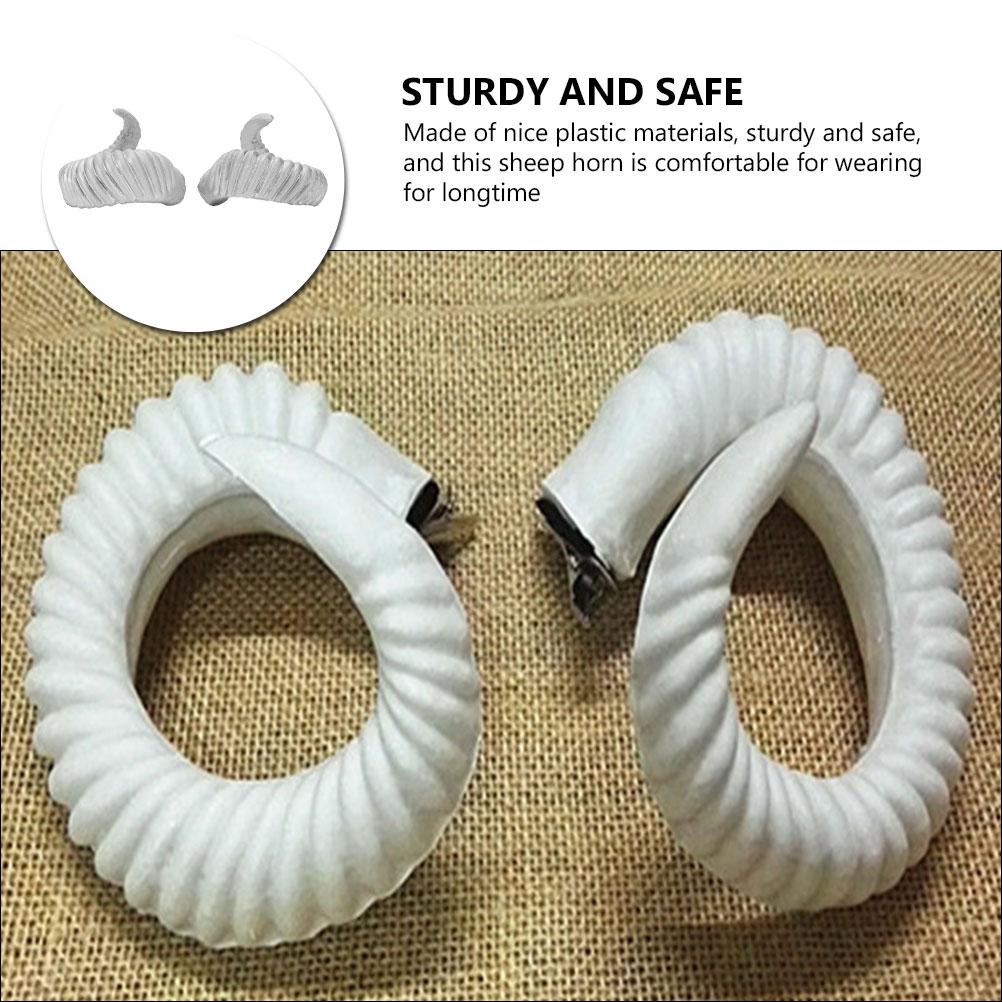 Horns Headband Diy Headdress Party Supplies Hair Decors Cosplay Festive Accessories Halloween Goat Horns Props For