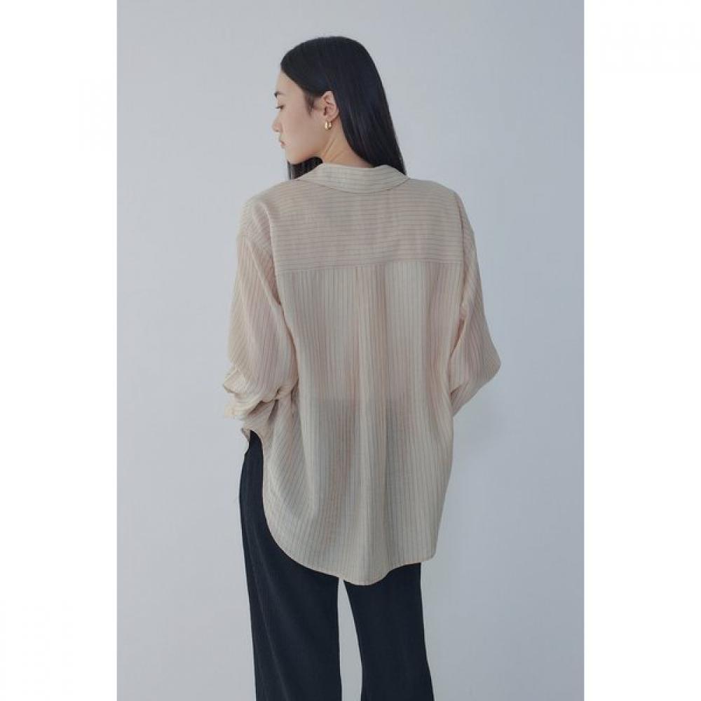 Vov Sheer Stripe Regular Fit Shirt 7156360802
