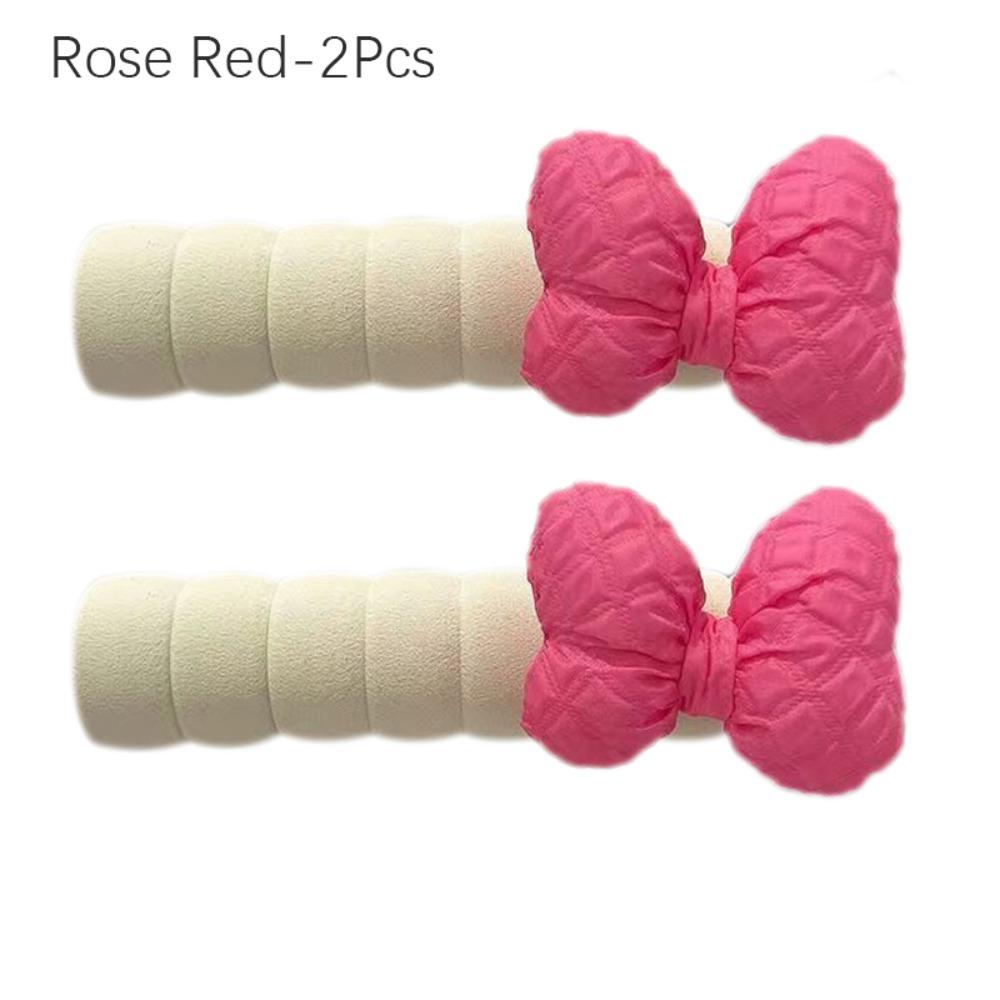

2Pcs Bowknot Door Handle Cover Anti-Static Handle Decoration Fashion Handle Protective Cover