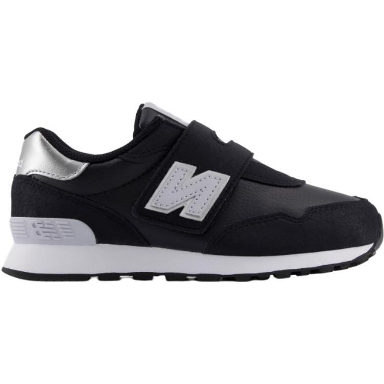 New Balance NB 515 Synthetic Leather Comfortable Versatile Anti-Kick Wear-Resistant Low-Top Kids Casual Shoes Kids Sneaker Black PV515OPB
