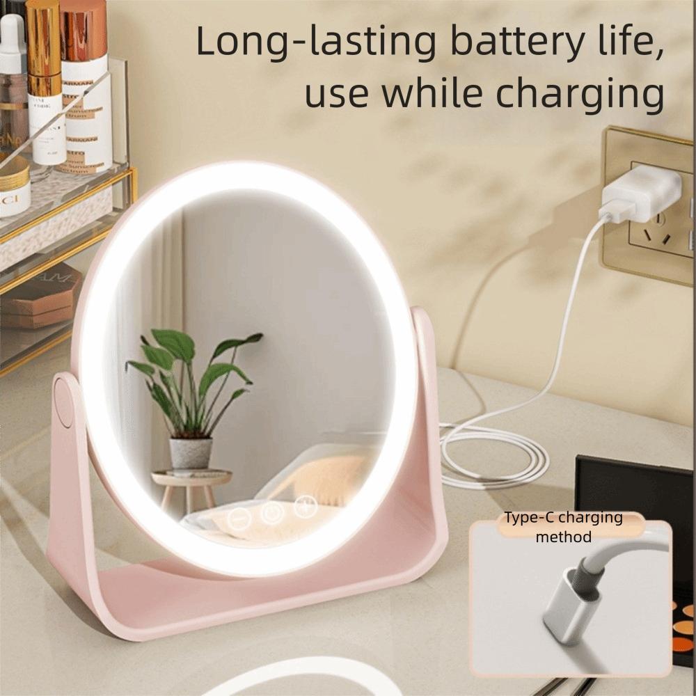 3 Color LED Makeup Mirror Eversible  Cosmetic Mirrors  Home