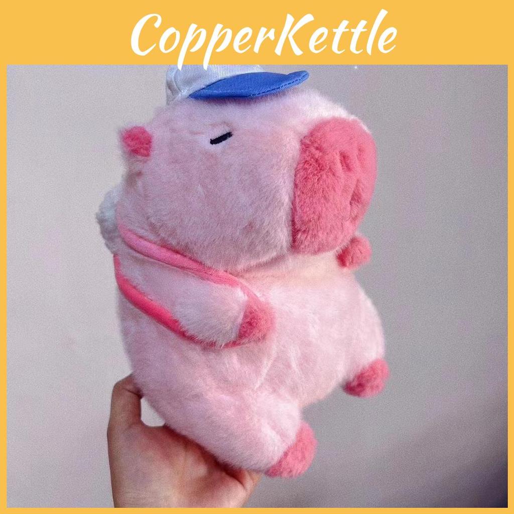Animal Capybara Pink Sports Dress Up Plush Doll Kids Birthday Gift Home Decor