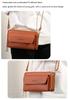 Women's Crossbody Mobile Phone Bag & Long Wallet with Double Zipper - Korean Style Shoulder Bag