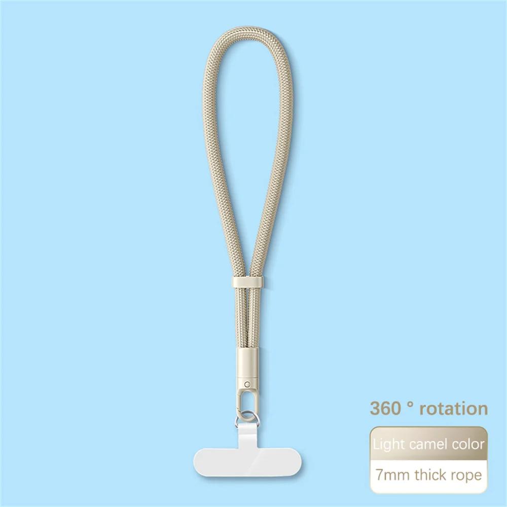 Anti-drop Mobile Phone Lanyard Universal Adjustable Short Wrist Straps with Self-locking Design Durable Polyester Phone Strap