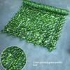 Faux Artificial Leaf Privacy Fence Panel 1M/ Realistic Green Hedge for Patio Balcony Backyard Home Outdoor Decor