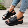 Fashion 2025 Summer New Rome Sandals Outdoor Casual Platform Comfortable Women's Shoes Wedges Open Toe Mixed Colors Hot Sale Sandals