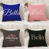 B-BelleS Brand Cushion Cover Premium Comfort Reversible Pillow Cover - Dual - Use Design for Home & Car