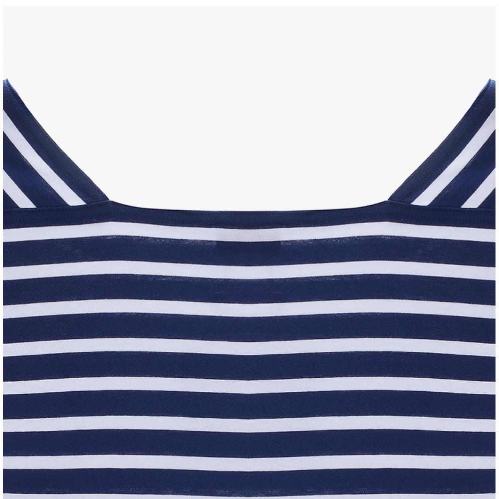 Saint JameS Women S Short Sleeve Tee Pleneuf Stripe 8952 Marine Neige