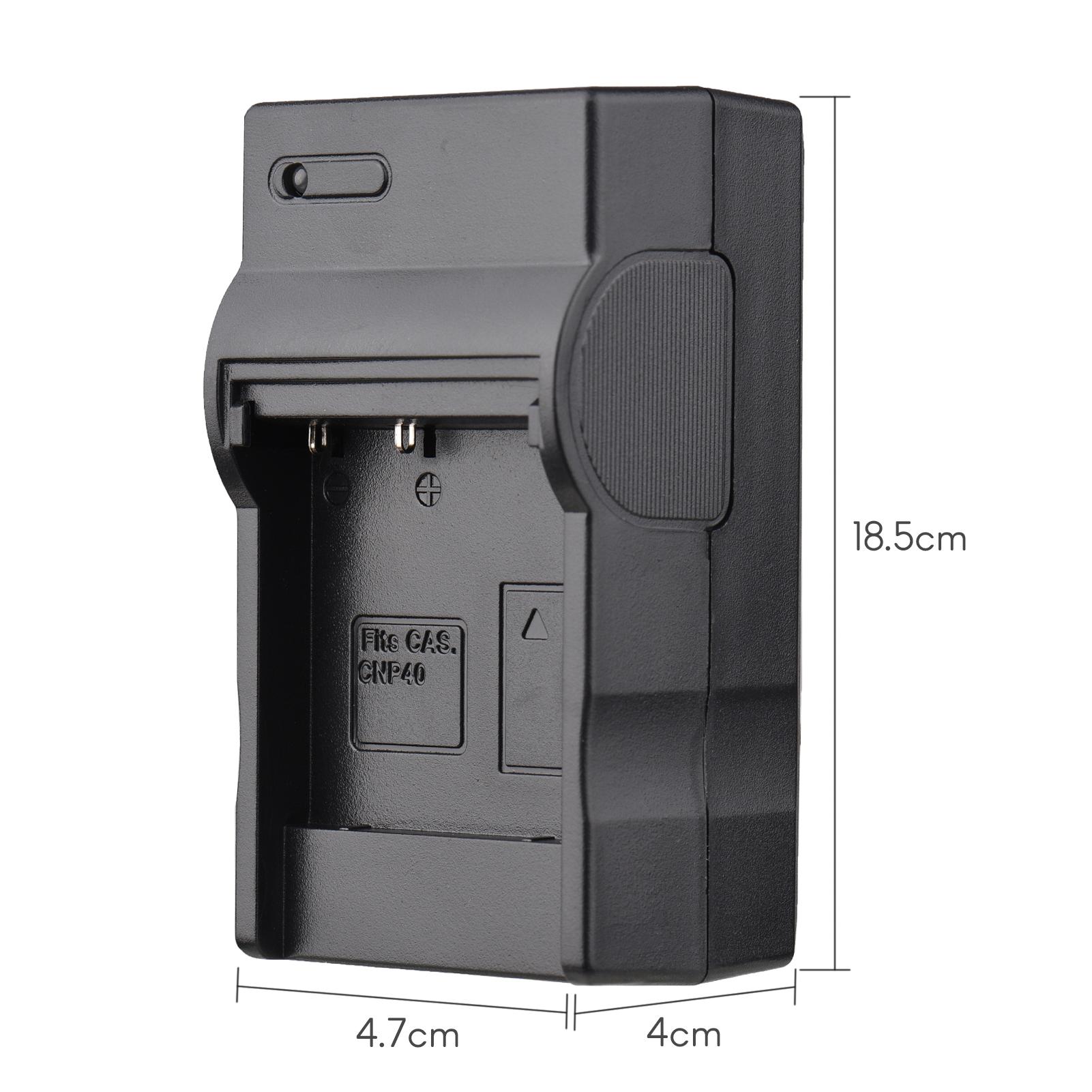 

NP-40 Замена зарядного устройства для Casio EX-Z400 / EX-FC100 / EX-FC150 / EX-P505 / EX-P600 / EX-P700 / Zoom