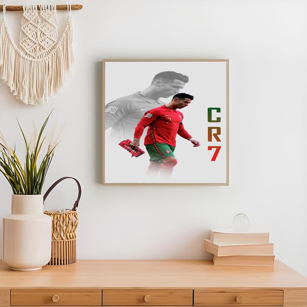 Cristiano Ronaldo Diamond Painting Round Diamond Mosaic Rhinestones Diamond Embroidery Craft Kit Wall Decor Without Frame