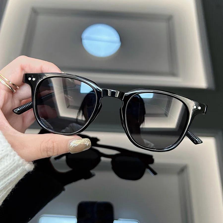 Fashion Square Cat Eye Sunglasses Women Men Brand Designer Retro Sun Glasses Male Female Small Frame Vintage