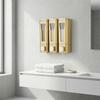 Large Capacity Wall-Mount Soap Dispenser 3 Head Multi Chamber Multi-Head Soap Dispenser Drip Type Refillable