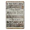 Tin Sign Art Metal Wall Decor 20x30cm Retro Vintage Painting