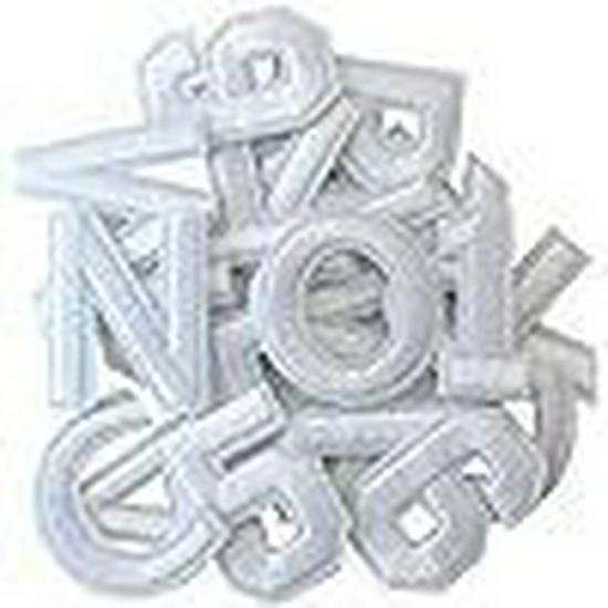 Colorful 3D Embroidered Alphabet & Number Patches for Clothing Decoration