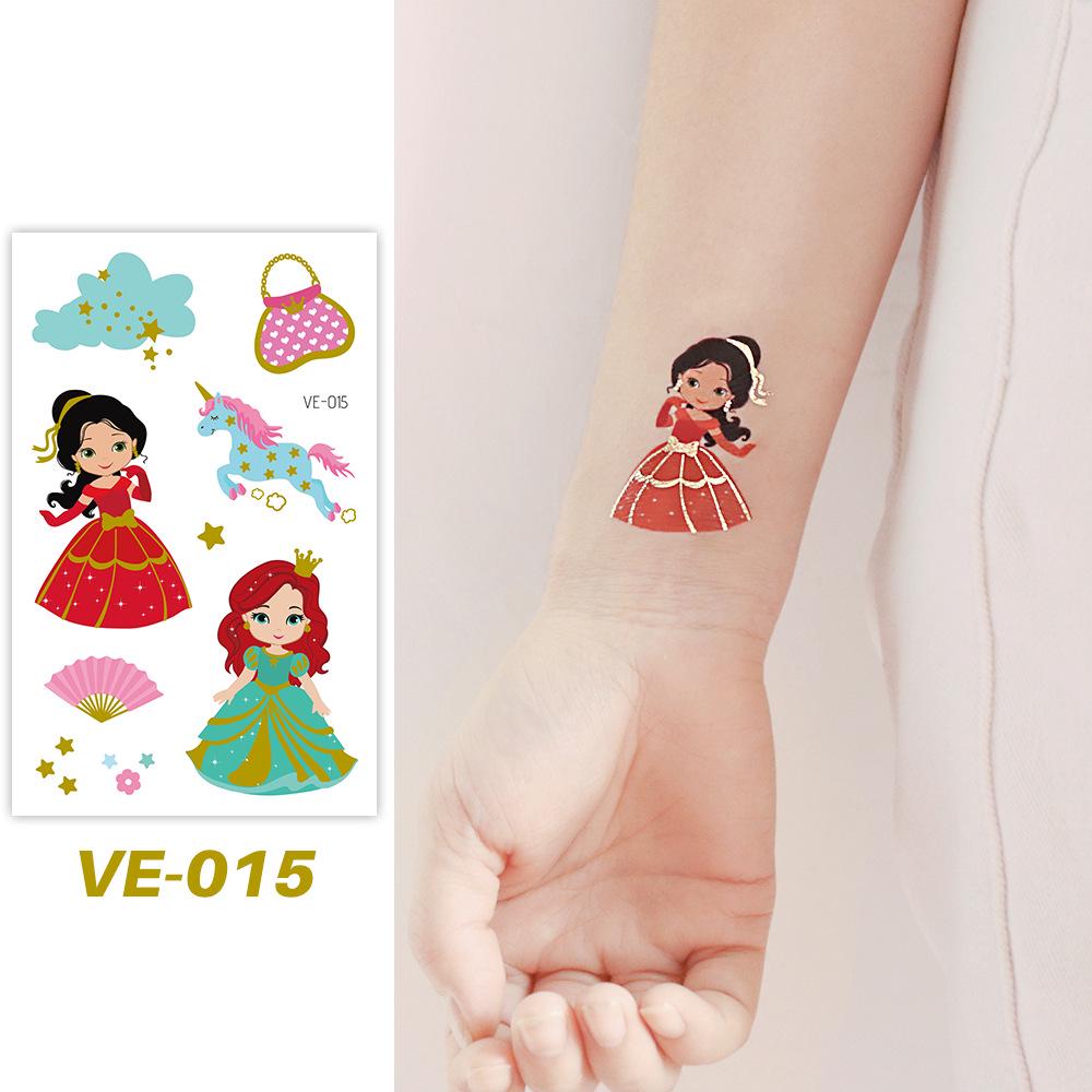 Princess Style Dreamy Cartoon Tattoo Stickers - New Hot Stamping Tattoo Fashion 120*75mm