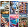 5D DIY Diamond Embroidery World Landmark Buildings Diamond Painting Scene Theme Cross Stitch Set Art Decoration Gift