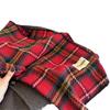 Autumn and winter warm scarf British Christmas plaid red scarf for couples and couples to increase shawl scarf