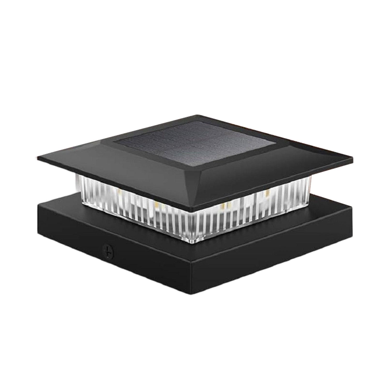 

Solar Post Cap Lights Outdoor ,, 4x4 Solar Fence Post Lights With RGB Color Changing, For , Patio, Yard & Garden Decor, Fit 4x4 Wood & Vinyl Posts One Size чорний