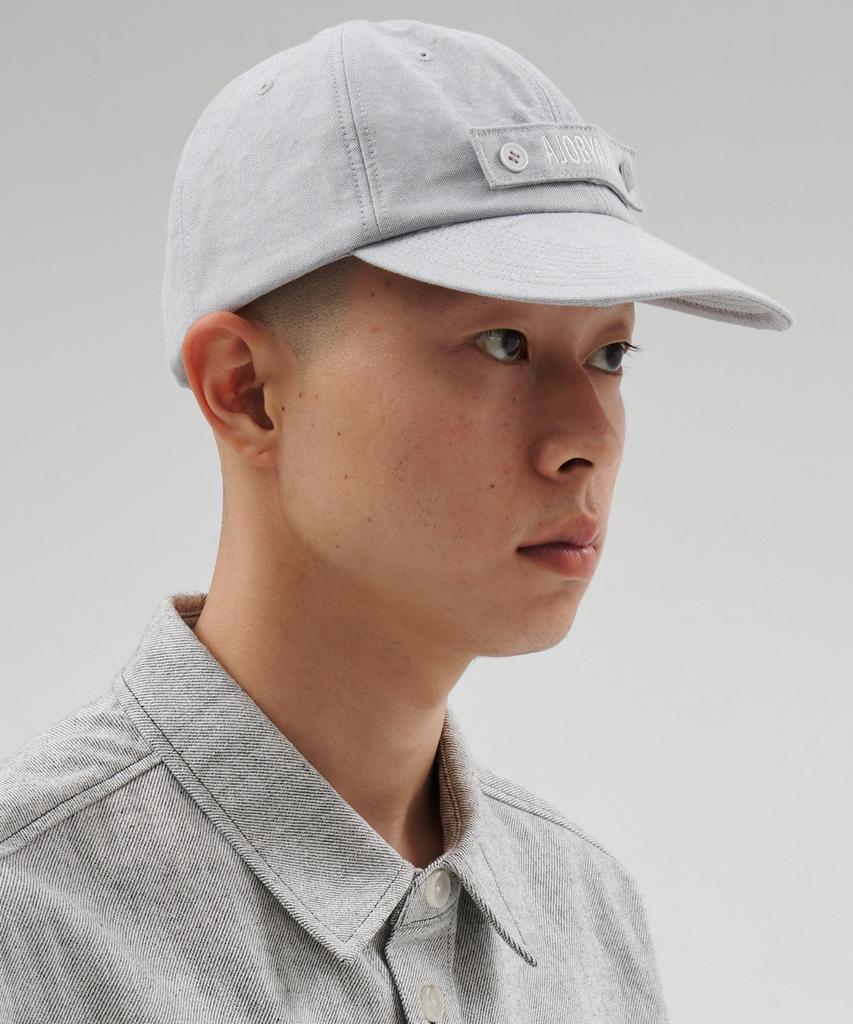 AJOBYAJO Logo Oxford Cap [Light Gray]