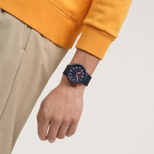Swatch Aquachrono Essentially Confident Wristwatch SB01S700 Blue